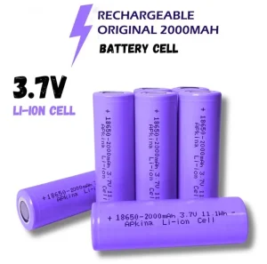 Original 2000 mah 18650 Li-ion Cell