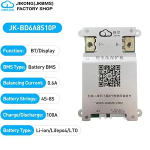 JKBMS JK-BD6A8S10P Smart Active Balance BMS